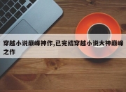 穿越小说巅峰神作,已完结穿越小说大神巅峰之作